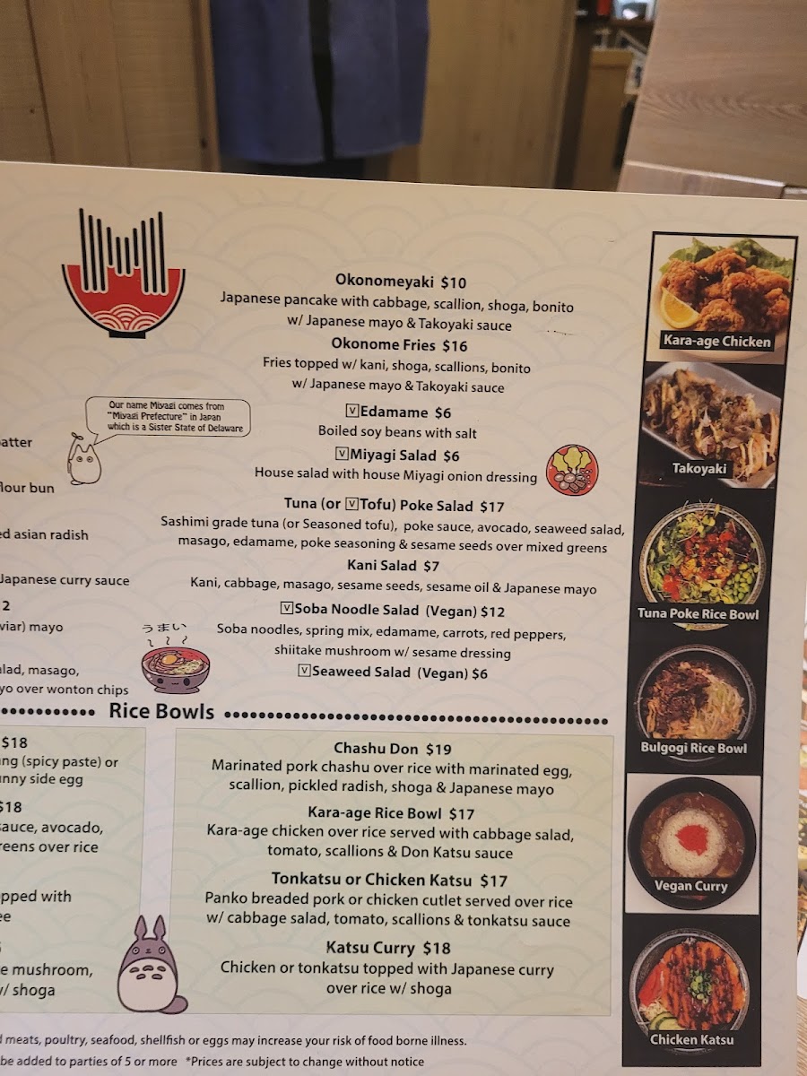 Menu Miyagi Ramen Bar-4