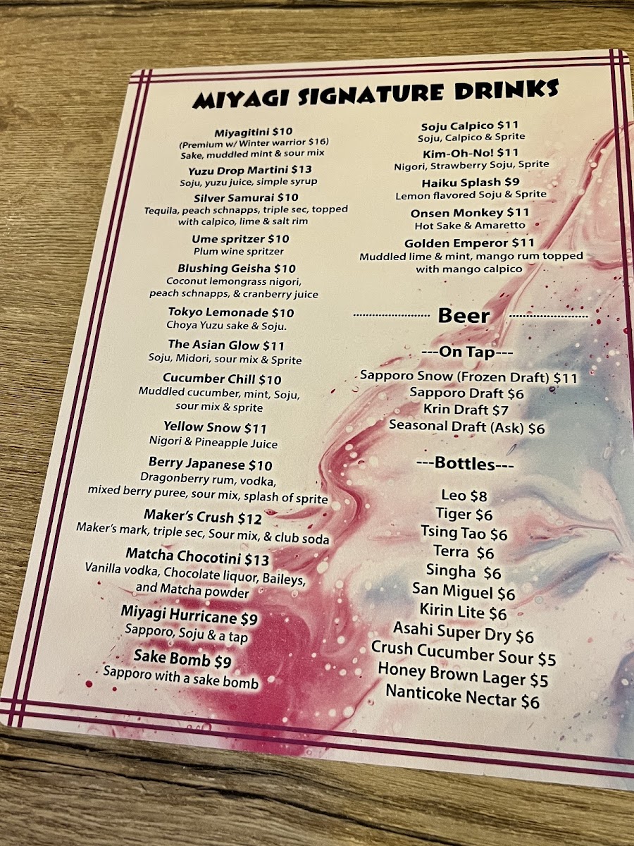 Menu Miyagi Ramen Bar-7